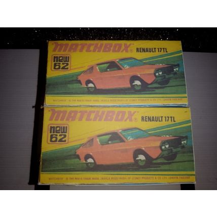 Matchbox Superfast No62 Renault 17TL - Replica Box