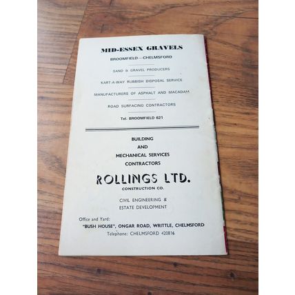 1972/73 Chelmsford City vs Ramsgate - Southern League * FREE P&P *
