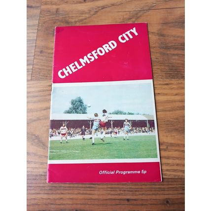 1972/73 Chelmsford City vs Ramsgate - Southern League * FREE P&P *