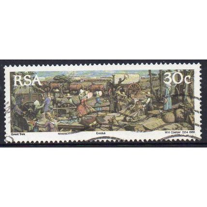South Africa 1988 150th Anniversary of the Great Trek - Exodus 30c Used