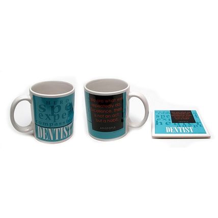 Dentist Mug and Coaster Set