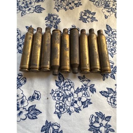 Winchester 264 Mag Spent Bullet Casings for Jewelry DIY Metal Pieces