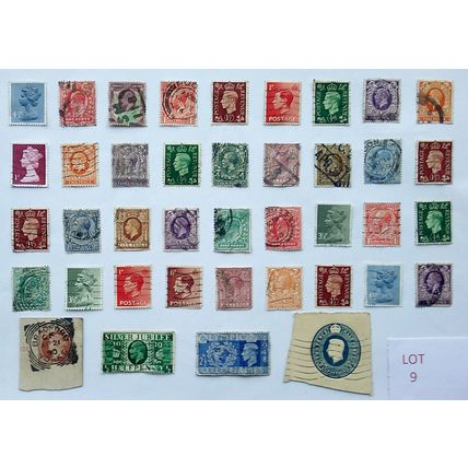 BRITISH STAMPS - VARIOUS DENOMINATIONS. LOT 9. (see description)