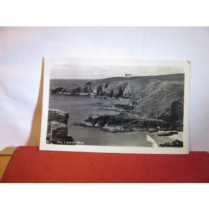 LIGHTHOUSE, LIZARD POINT, CORNWALL, used vintage postcard 1962 pm =