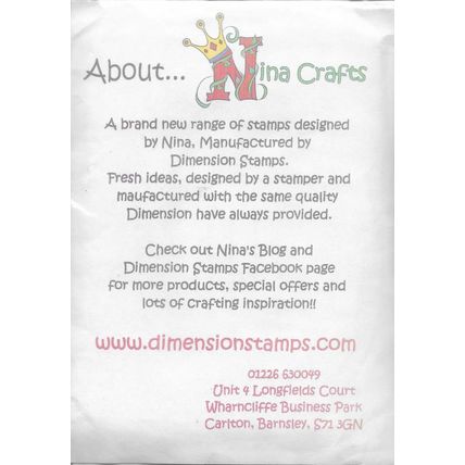 Dimension Stamps. Floral Adornments Clear Stamp. Stamping Cardmaking Crafts