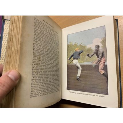 c1905 W H G KINGSTON THE THREE MIDSHIPMEN FICTION ILLUSTRATED ANTIQUE BOOK (P5)