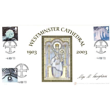 Westminster Cathedral Fr Mark Langham LTD TO 250 Hand Signed FDC