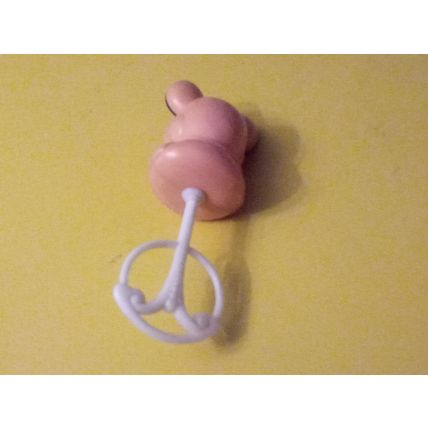 Old Vintage Original Danara Walt Disney Mickey Mouse Plastic Raddle 1960/70s