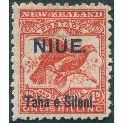 Niue 1903 1s bright red SG16 unused