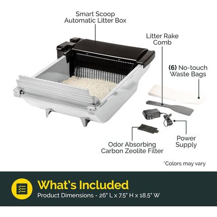 Pet Zone Self Cleaning Automatic Cat Litter Box - Smart Scoop Cat Litter Box wit