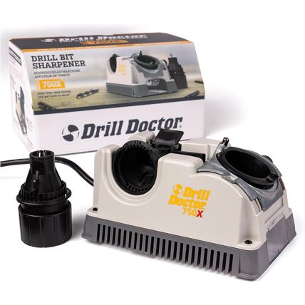 Drill Doctor DD750X Electric Drill Bit Sharpener, 3/32-3/4" High-Speed, Portable
