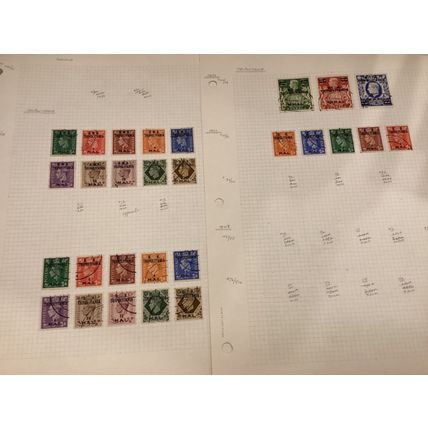 Great Britain Offices in Tripolatania Hinged and used lot (A100)