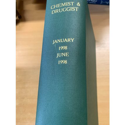 APOTHECARY "CHEMIST & D" PHARMACY BOUND MAGS JAN TO JUNE 1998 3.8kg BOOK (EV4)