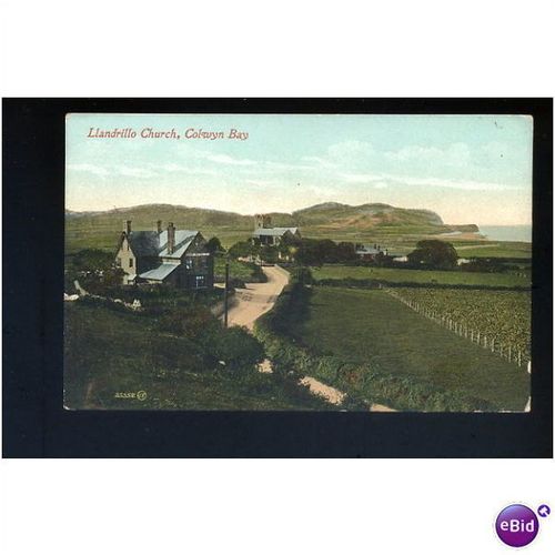 Wales LLANDRILLO Church Postcard by Valentine (23552)
