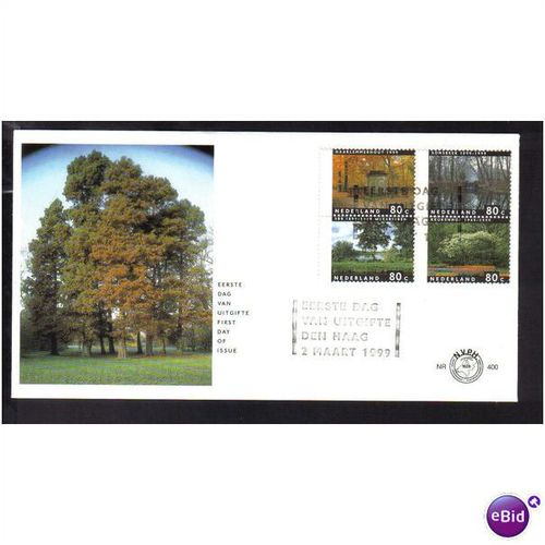 1999 NETHERLANDS "PARKS DURING THE SEASONS" FDC