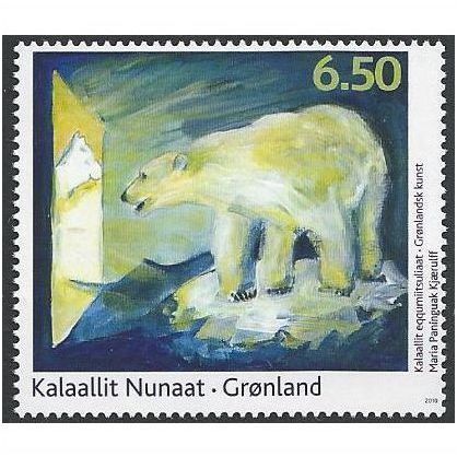 Greenland Mi 551: Ice Bear: Maria Paninguak Kjaerulf(b. 1980).