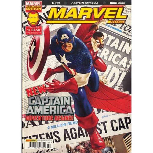 Marvel Legends (2010) #99 Marvel UK Panini Captain America The Falcon