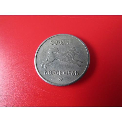1968 NORWAY FIFTY ORE FREE POST. AZ