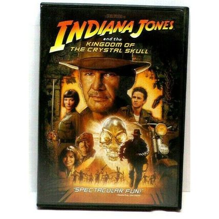 Indiana Jones and the Kingdom of the Crystal Skull (DVD, 2008) (L19)