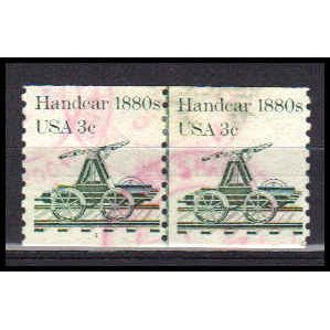 Used 1898 3c Handcar Fine CNP Left 1 PA0317