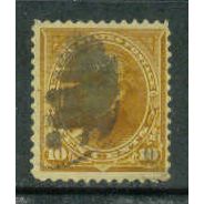 Used 283 10c Daniel Webster Just Clears M05311