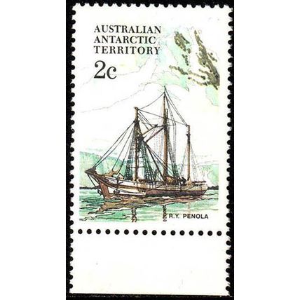 AAT 1979 Ship 2c R.Y. Penola MNH Stamp Australian Antarctic Territory.