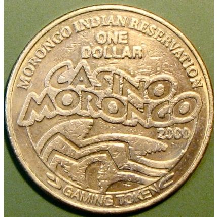 Morongo. $1 Casino Token. Cabazon, CA. R23.