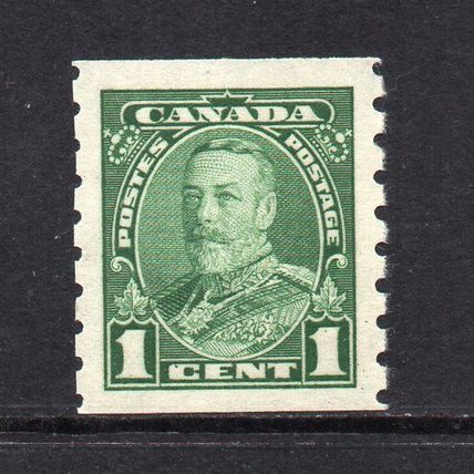 Canada - 1935 - 1c Green (Coil Stamp) (sg352) Mint Never Hinged