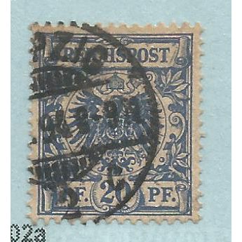 GERMANY EMPIRE SET #49a VERY NICE 20 Pf NICE CANCEL