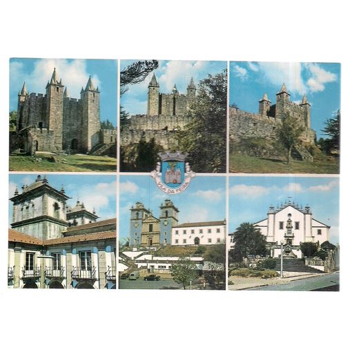 VILA DA FEIRA, multiview... unused postcard vintage. =
