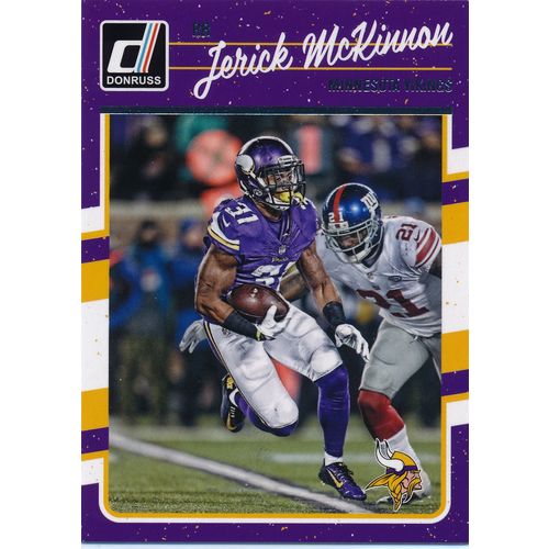 2016 Donruss Football 172 Jerick McKinnon Minnesota Vikings