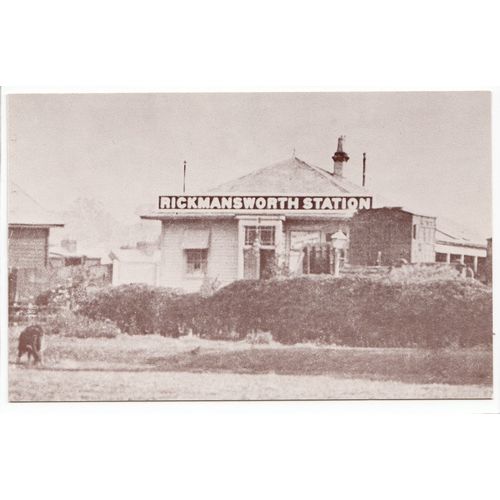 Rickmansworth LNWR Railway Station Hertfordshire Reproduction Postcard