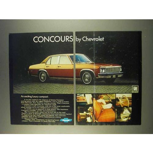 1976 Chevrolet Concours Car Ad
