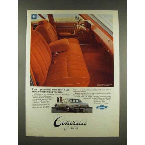 1976 Chevrolet Concours 4-Door Sedan Car Ad - Rare Opportunity