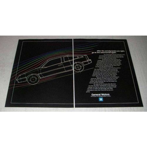 1981 General Motors Ad - Aerodynamics Are Right