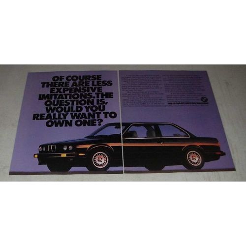 1988 BMW 325 Car Ad - There Are Less Expensive Imitations