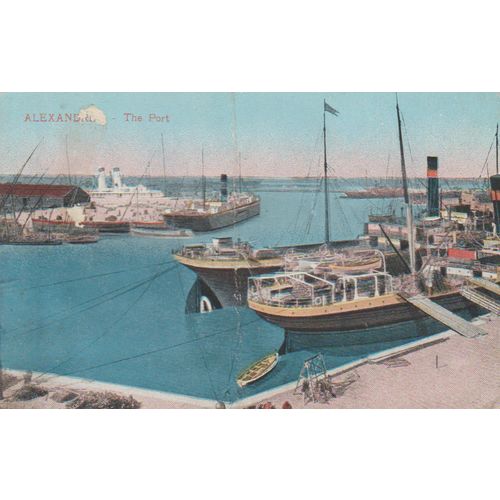 Egypt 1916 Alexandria Port by CPCT sent via Army Post Office see other listings