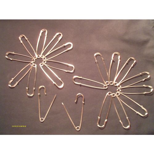 20 pieces 3" Extra Large Safety Pins Sewing Shop Hobbies Display Keys Fabric New