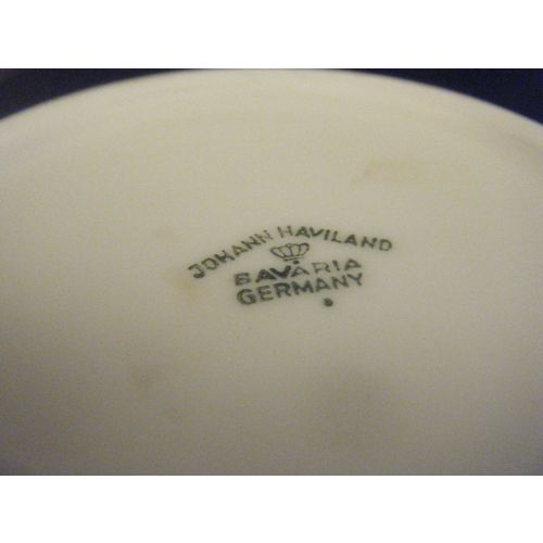 Johann Haviland Floral Splendor Bavaria Germany Fruit or Dessert Bowl