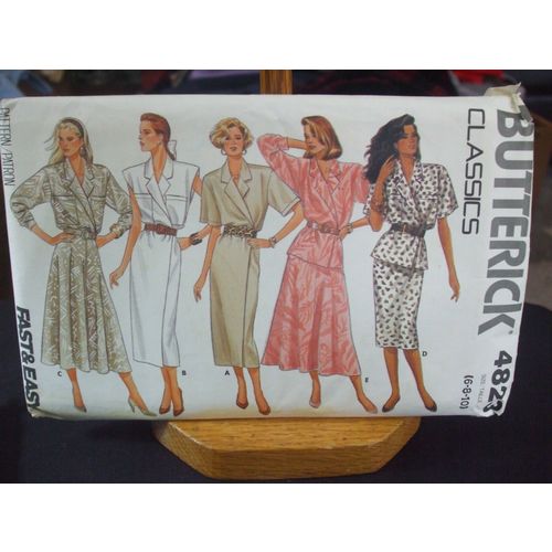 Butterick 4823 Misses Dress, Top & Skirt Pattern - Size 6/8/10