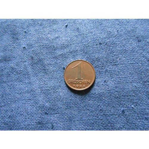 1925 AUSTRIA 1 GROSCHEN COIN.