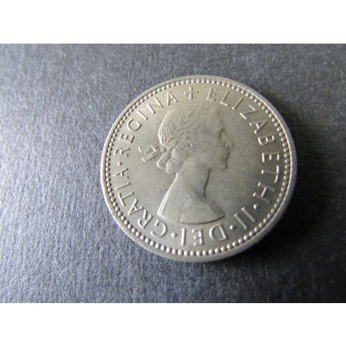 1956 QUEEN ELIZABETH II ENGLISH SHIELD ONE SHILLING FREE POST. (x) AAL