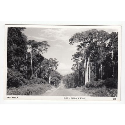 Kampala Road Jinja Uganda Postcard RP East Africa