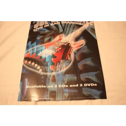 Joe Satriani Promo Poster-LIVE IN SAN FRANCISCO