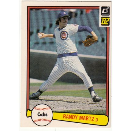 1982 Donruss baseball card 126 Randy Martz
