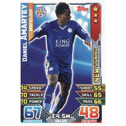 Match Attax 2015/2016 Extra NS9 Daniel Amartey Leicester City
