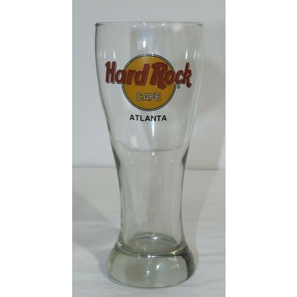 Vintage Hard Rock Café Atlanta 8.5” Pilsner Beer Glass