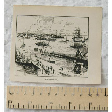 Vintage engraving - Portsmouth