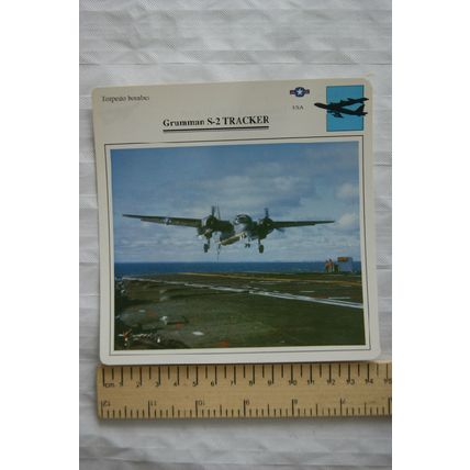 Grumman S-2 Tracker - USA - Torpedo Bomber - Collectors Club Card