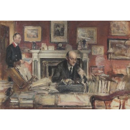 Walter Westley Russell Sir Walter Lamb John Coy Painting Postcard